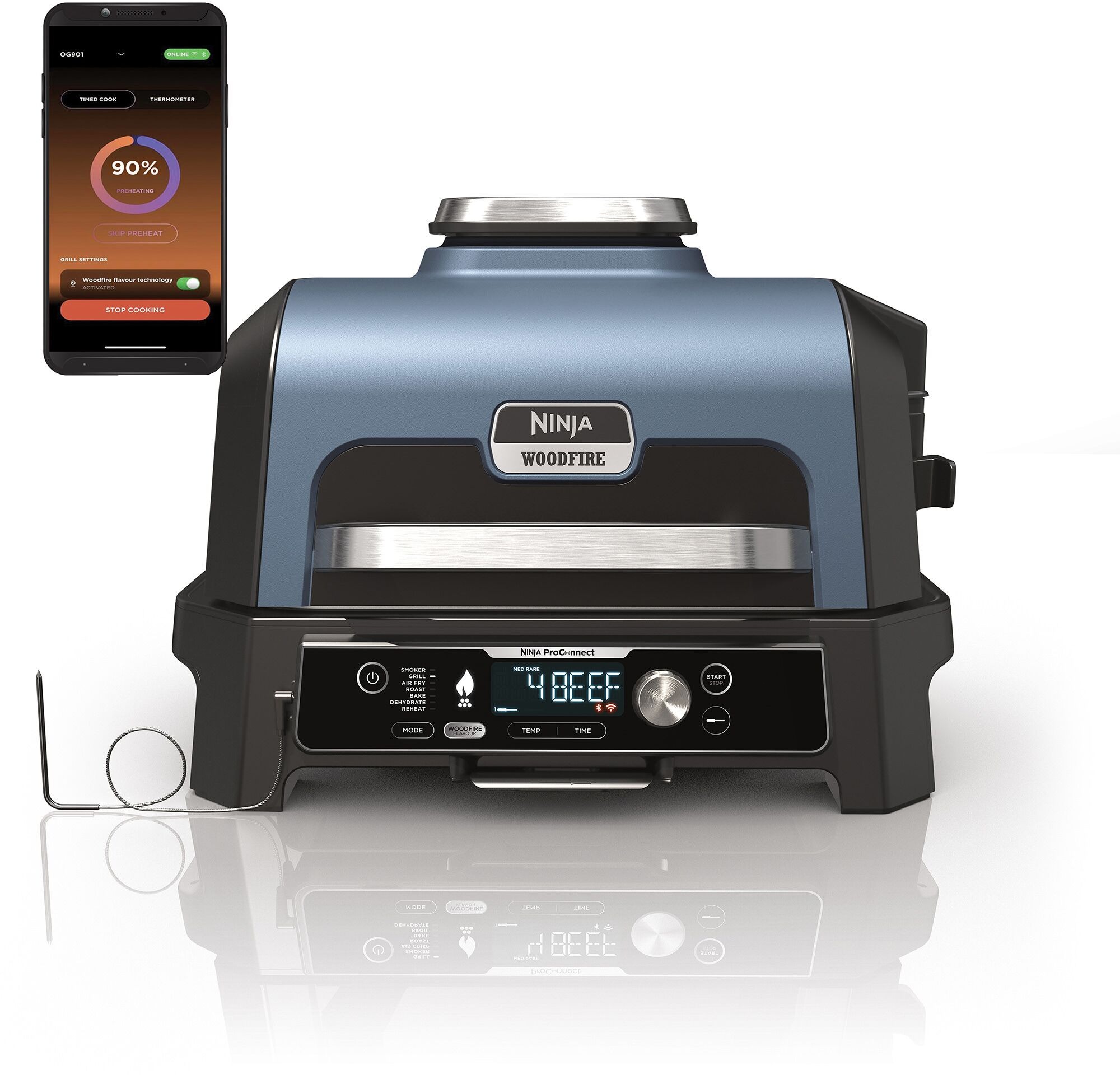Ninja OG901EU Woodfire Pro Connect XL