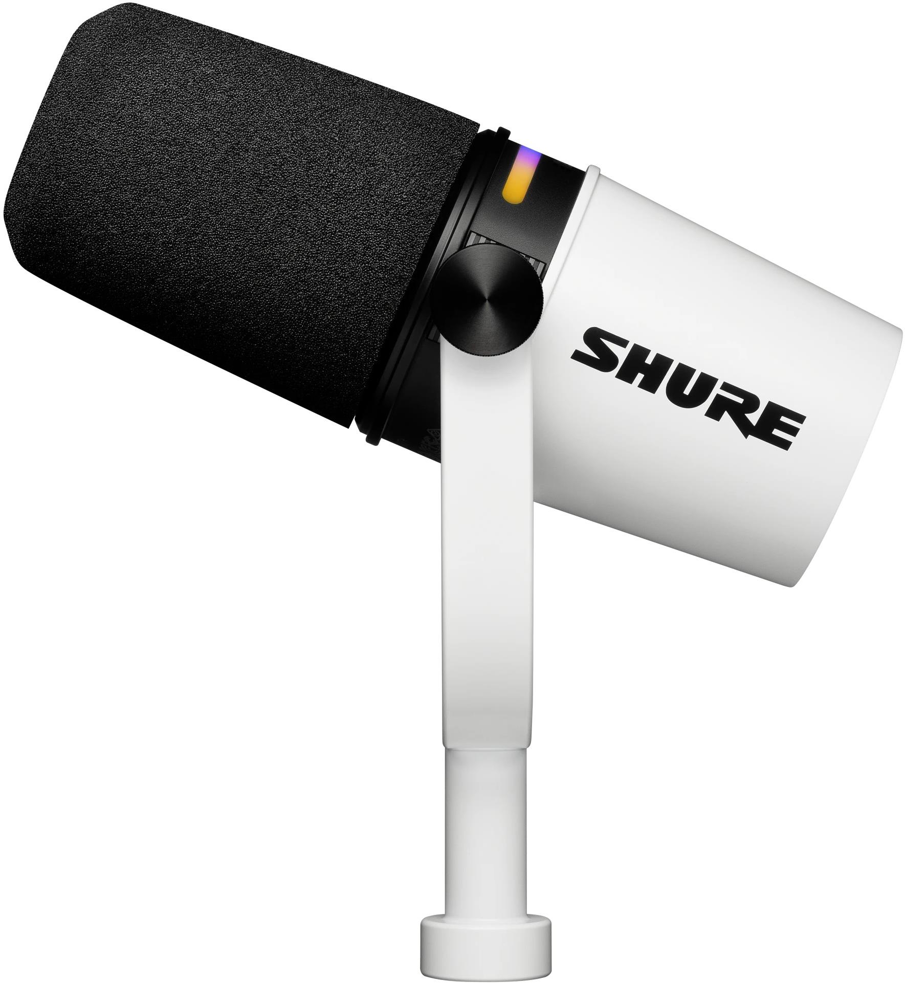 Shure MV7+ W white