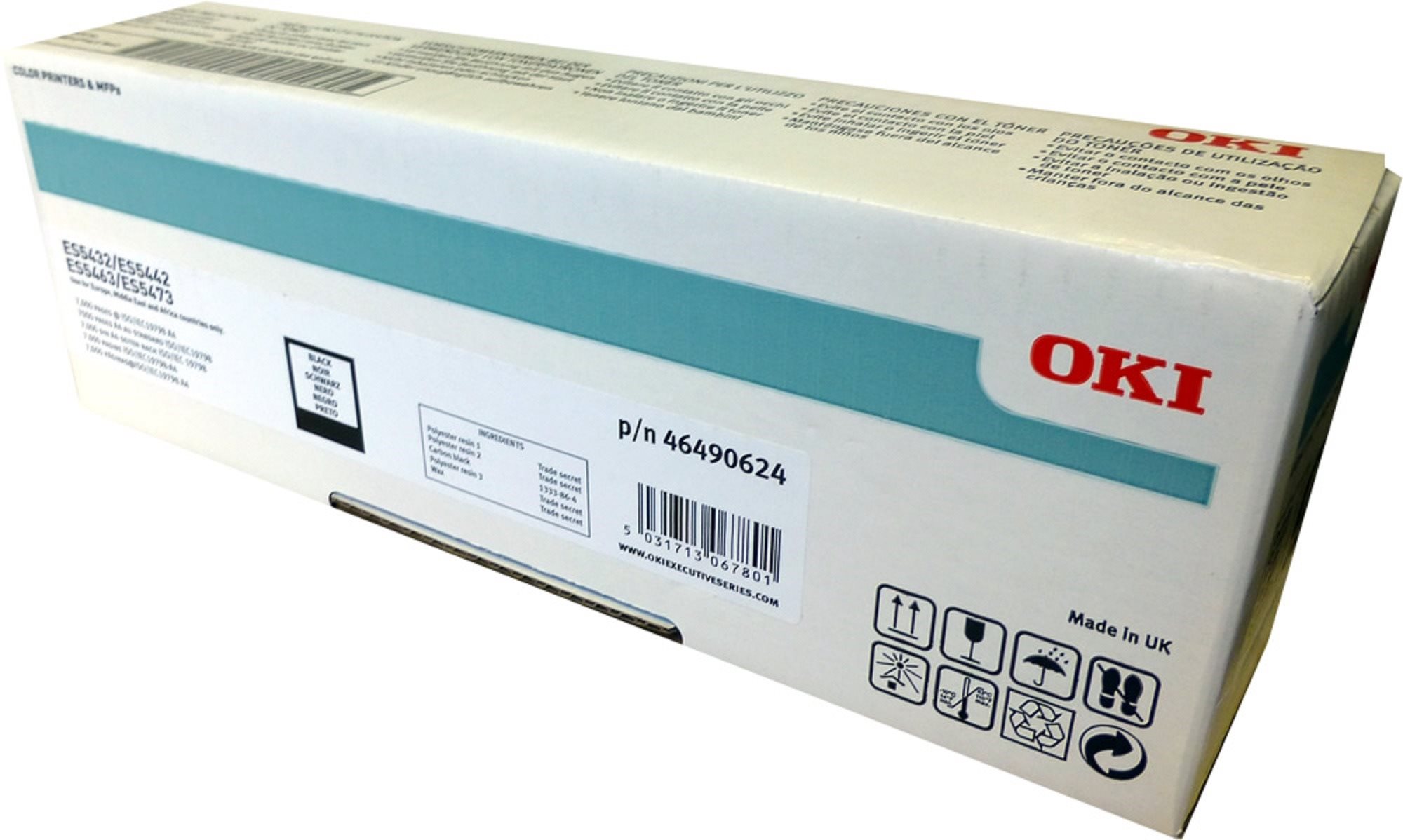 OKI 46490624 čierny