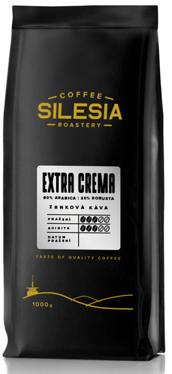 SILESIA COFFEE ROASTERY Extra Crema 1000g zrnková