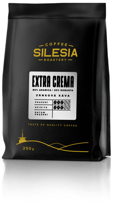 SILESIA COFFEE ROASTERY Extra Crema 250g zrnková