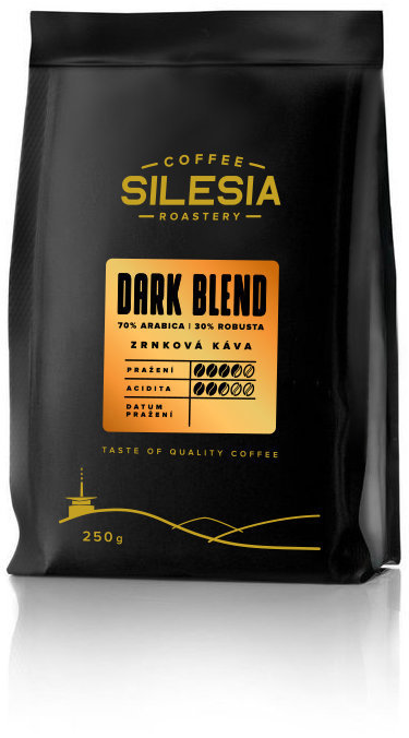 SILESIA COFFEE ROASTERY Dark Blend 250 g, zrnková