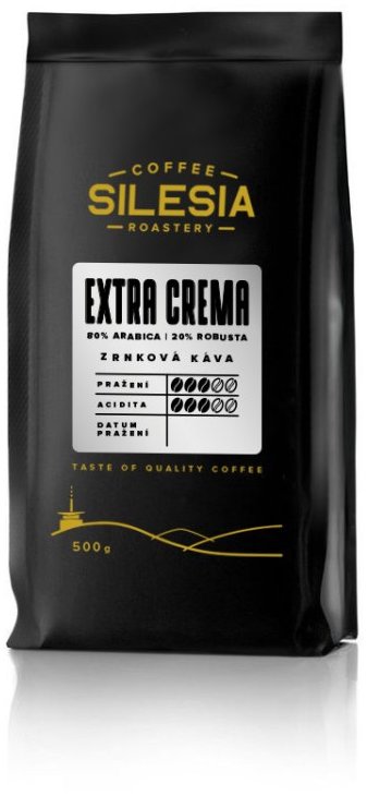 SILESIA COFFEE ROASTERY Extra Crema 500g zrnková