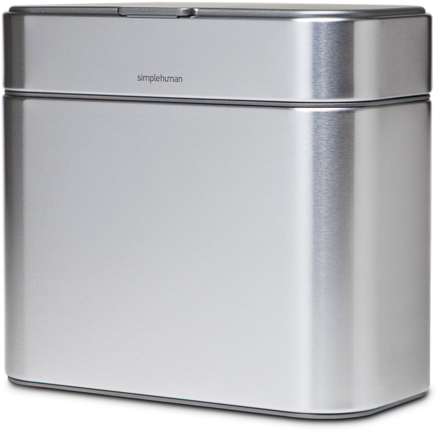 Simplehuman Odpadkový kôš na kompostovateľný odpad 4 l kefovaná oceľ FPP