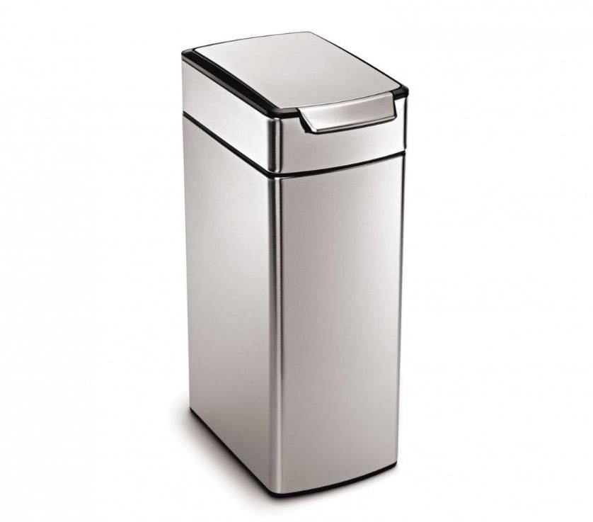 Simplehuman Dotykový kôš 40 l, úzky, matná ocel, FPP