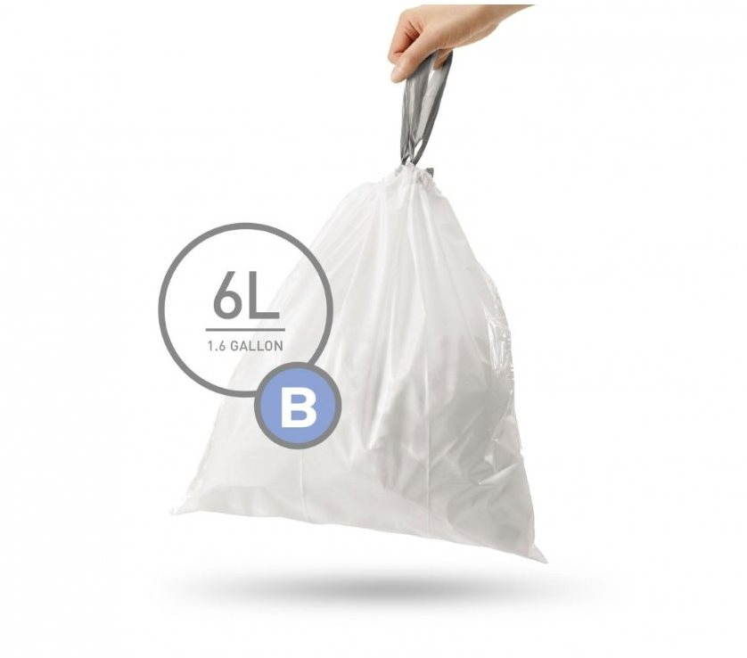 Simplehuman Vrecia do koša typ B, 6 l, 30 ks v balení