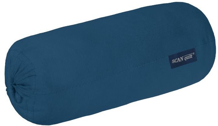 SCANquilt plachta na posteľ JERSEY SOFT tmavomodrá 90 × 200 cm