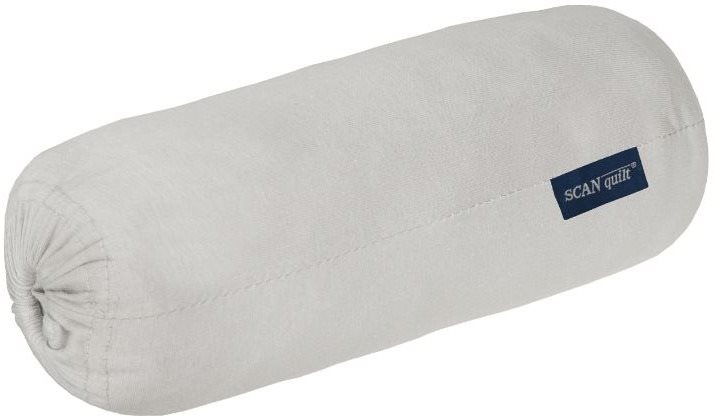 SCANquilt plachta na posteľ JERSEY SOFT svetlosivá 180 × 200 cm