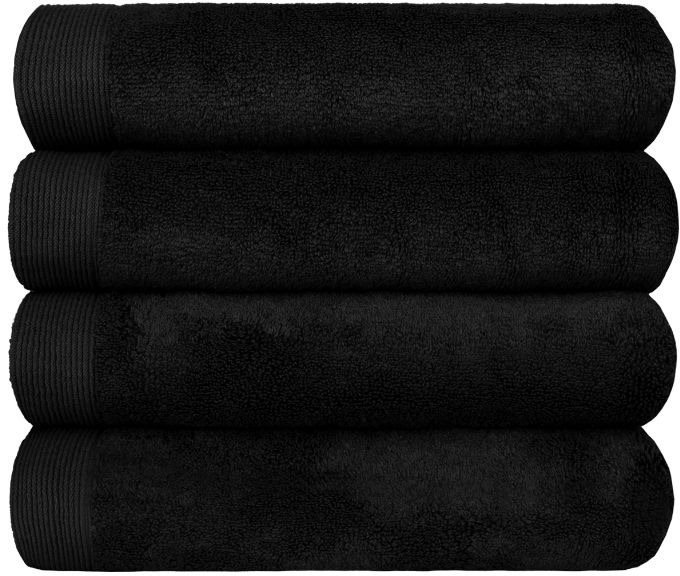 SCANquilt uterák MODAL SOFT čierny 100 × 50 cm