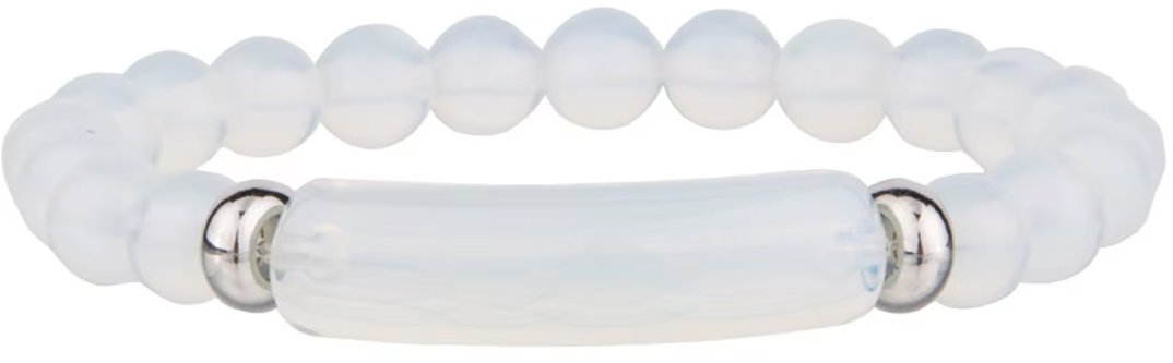 Silver Star Tanzanite dámsky náramok, Syn. Opalite, 19 cm