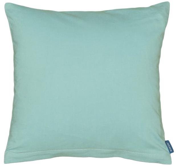 SCANquilt obliečka na vankúš Klasik Uni tyrkysová 40 × 40