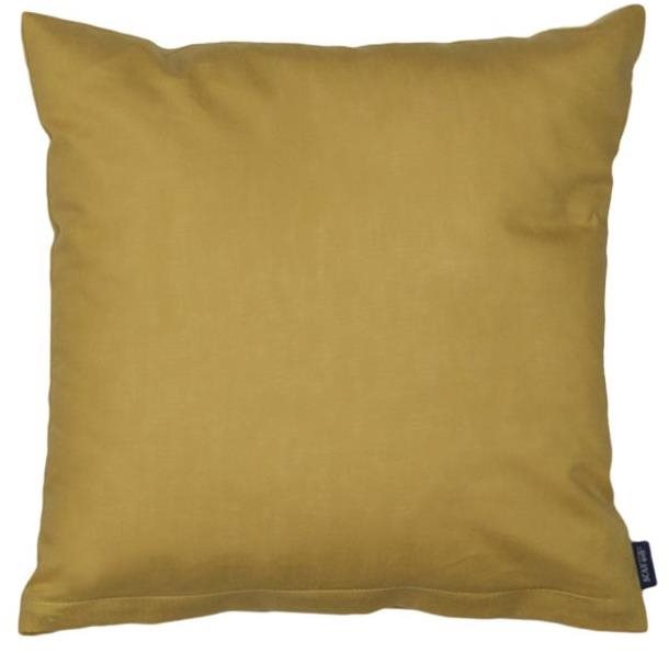 SCANquilt obliečka na vankúš Klasik Uni khaki zlatá 50 × 70