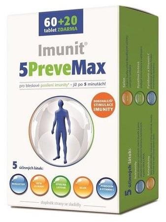 Imunit 5PreveMax nukleotidy + betaglukán 60 + 20 tabliet