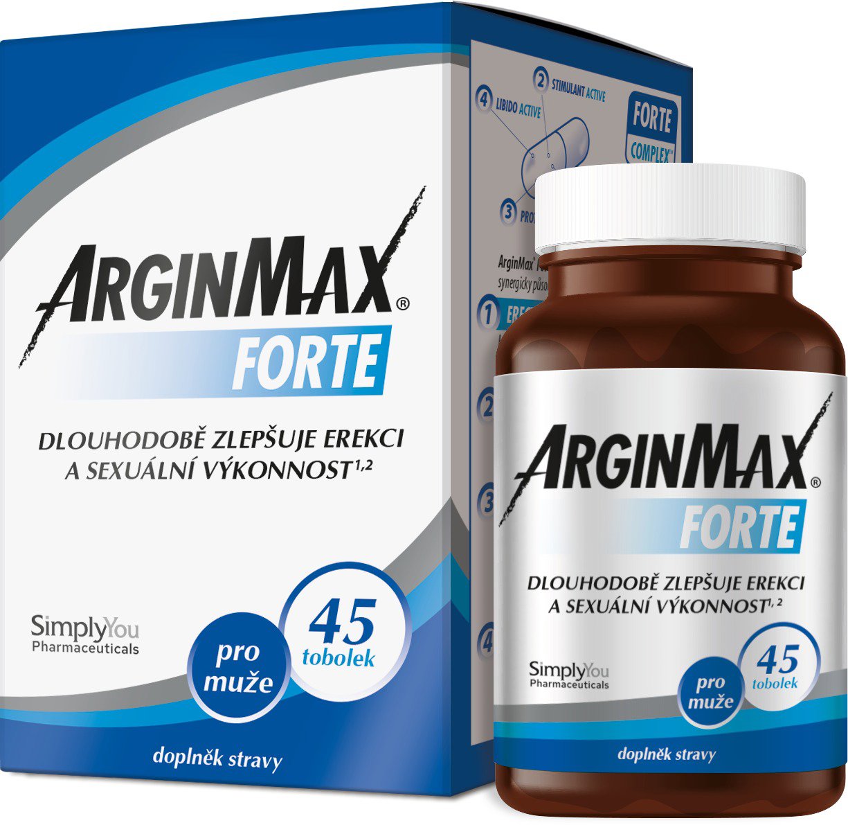 ArginMax Forte pre mužov 45 kapsúl