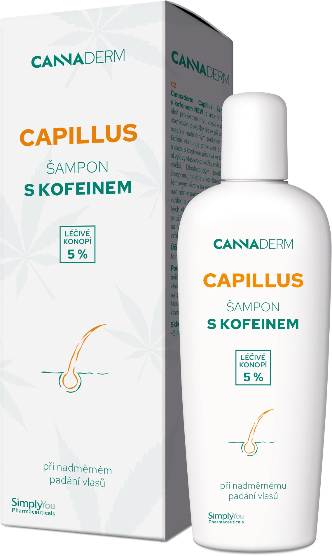 CANNADERM Capillus Kofein Shampoo 150 ml