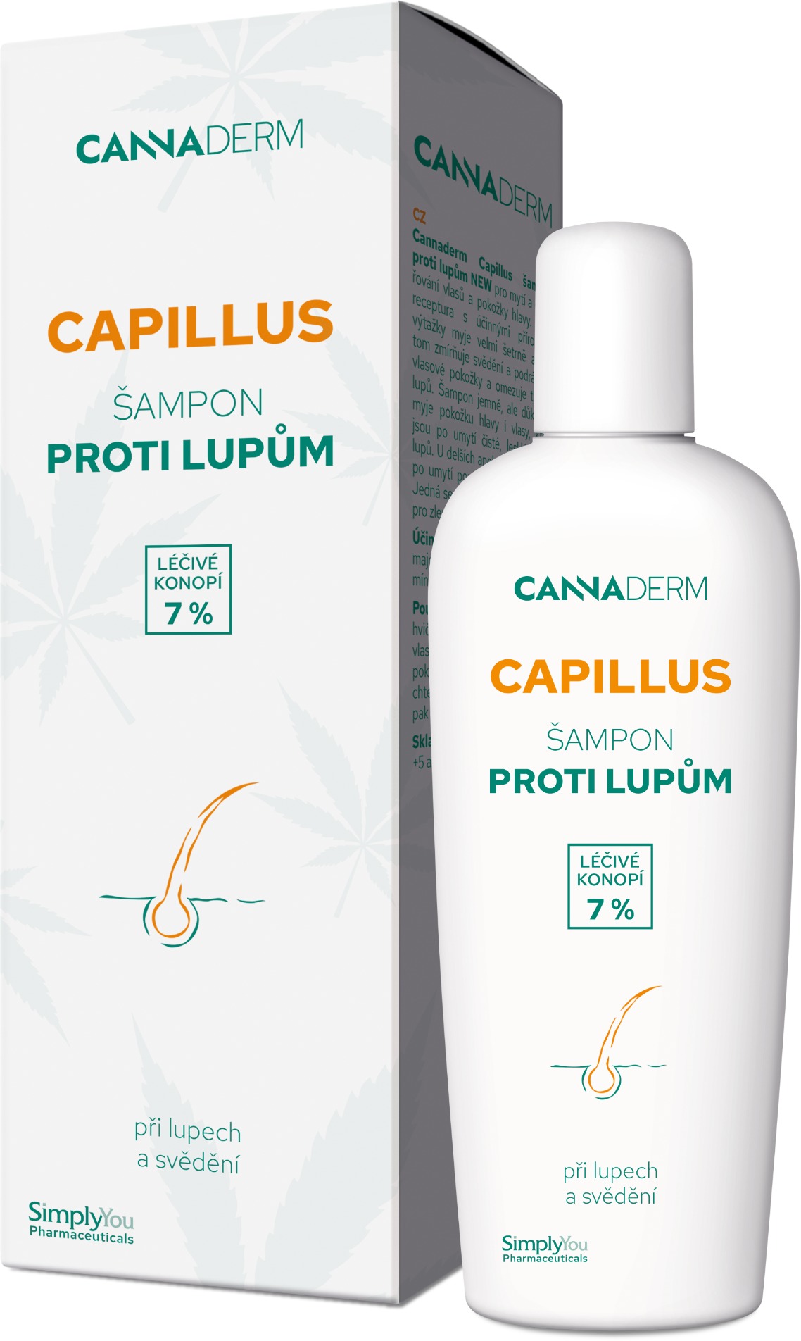 CANNADERM Capillus Dandruff Shampoo 150 ml