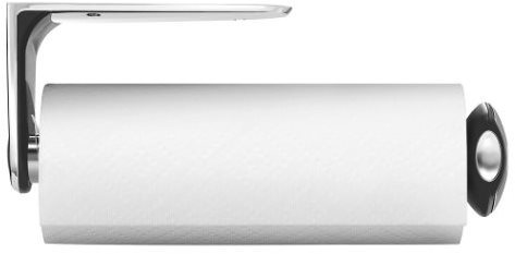 Simplehuman Držiak na kuchynské utierky na stenu na rolky do 28 cm, matná oceľ