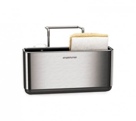 Simplehuman – Držiak na hubku nad drez Slim, matná oceľ