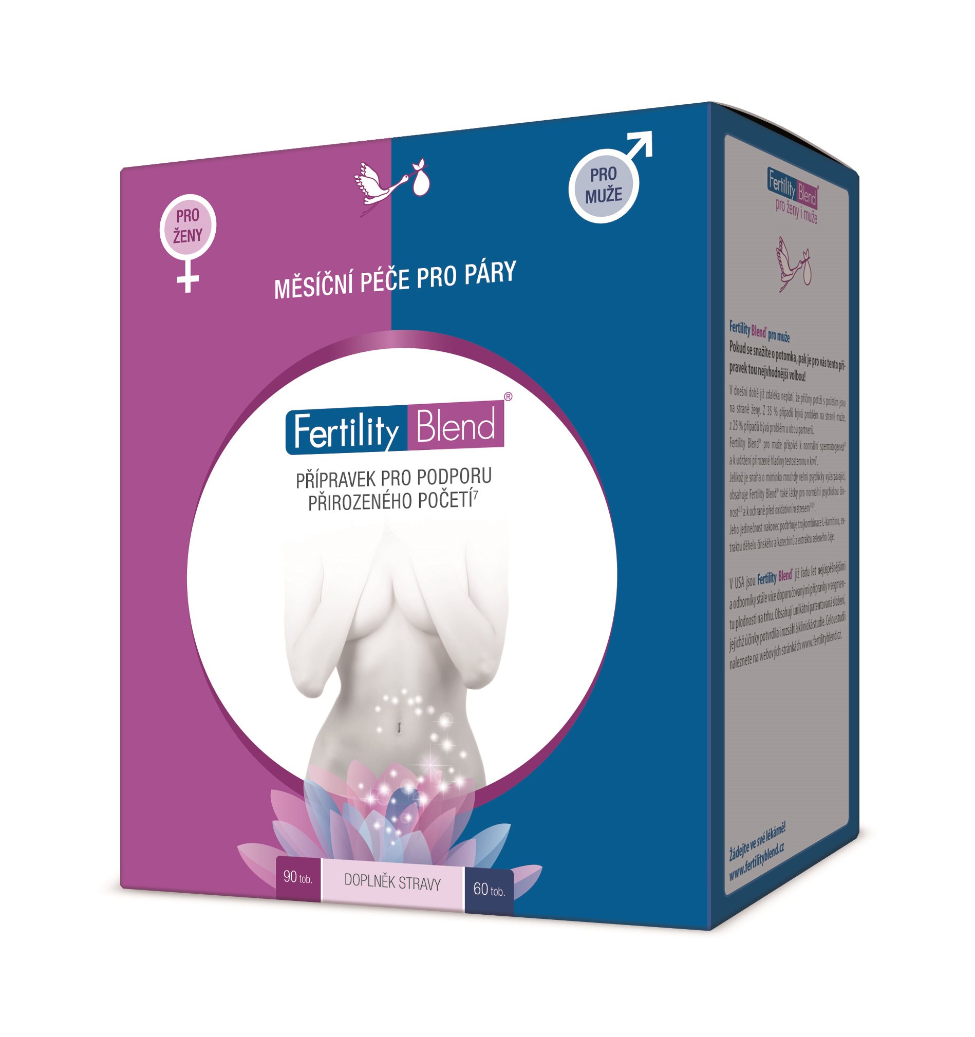 Fertility Blend pre PÁRY (ženy + muži) 90 + 60 kapsúl