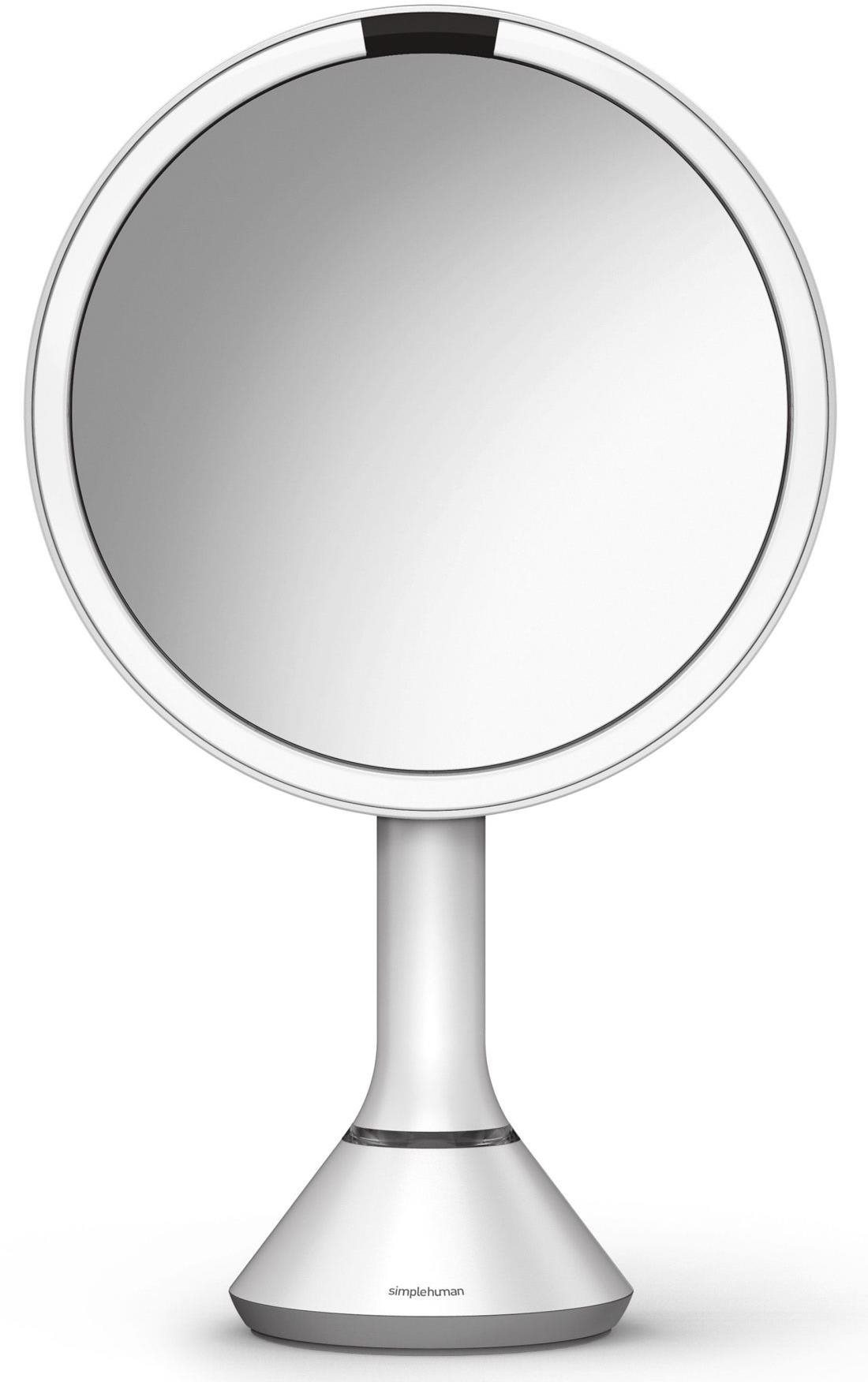 Simplehuman Sensor Touch, DUAL LED osvetlenie, 5×, dobíjacie, biela oceľ