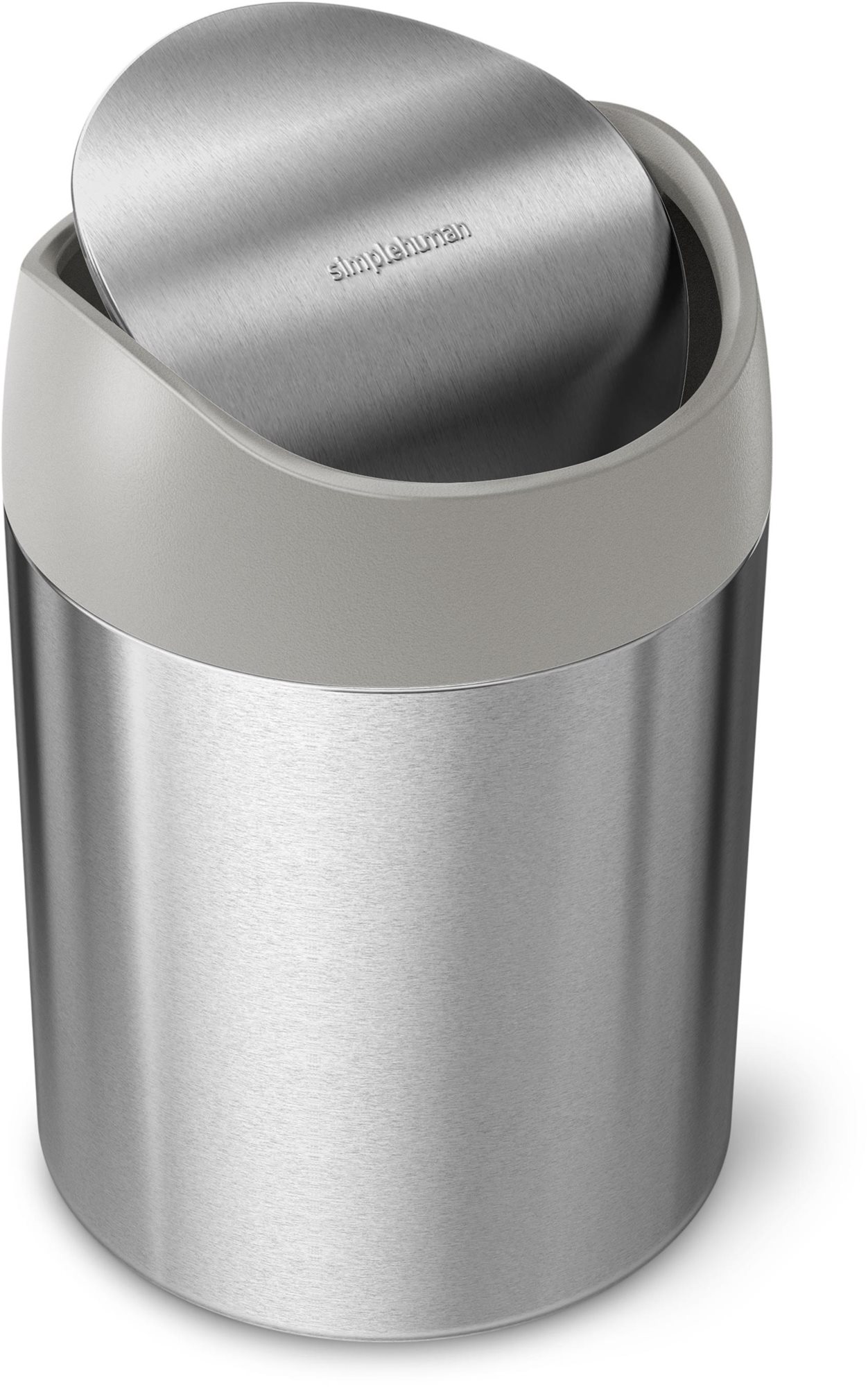 Simplehuman Mini odpadkový kôš 1,5 l, kefovaná nehrdzavejúca oceľ oceľ, CW2084