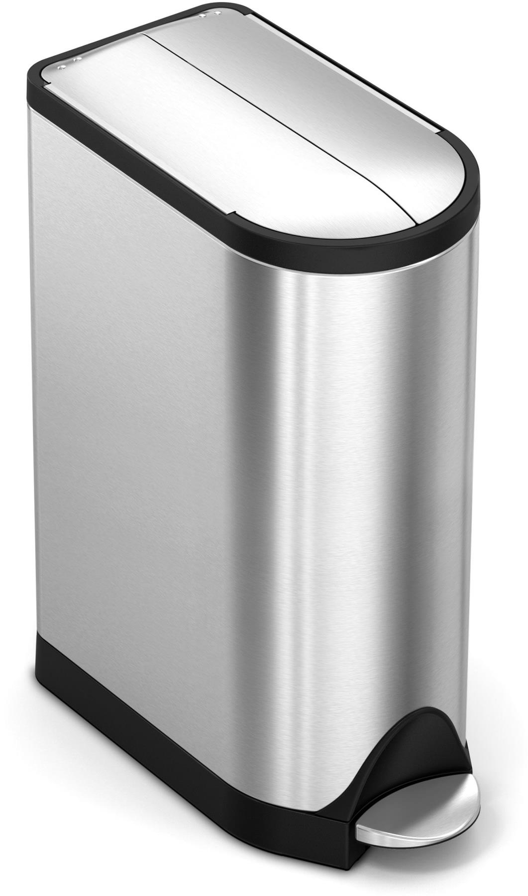 Simplehuman Pedálový 18 l, butterfly veko, nehrdzavejúca oceľ