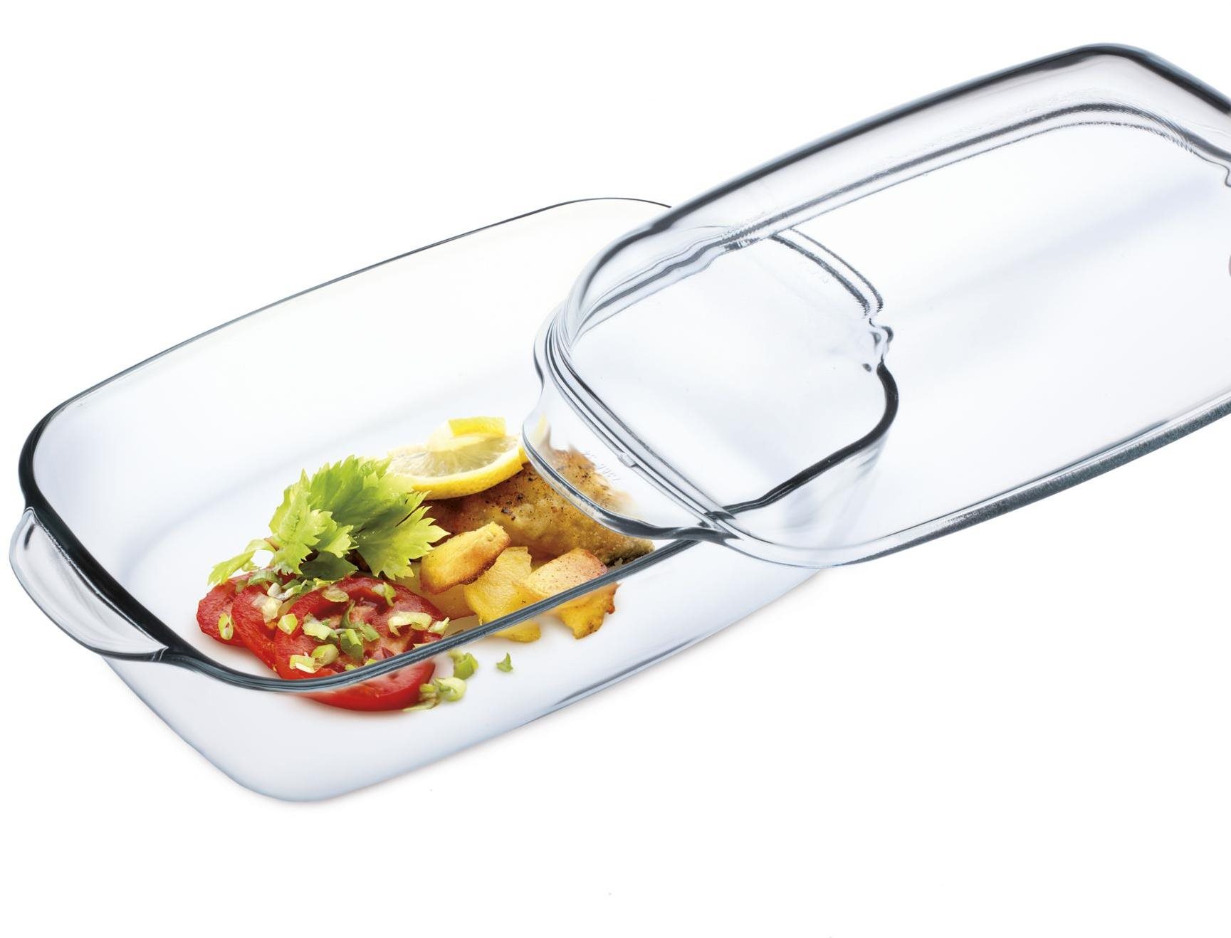 SIMAX pekáč hranatý 3,2 l + veko 2,3 l