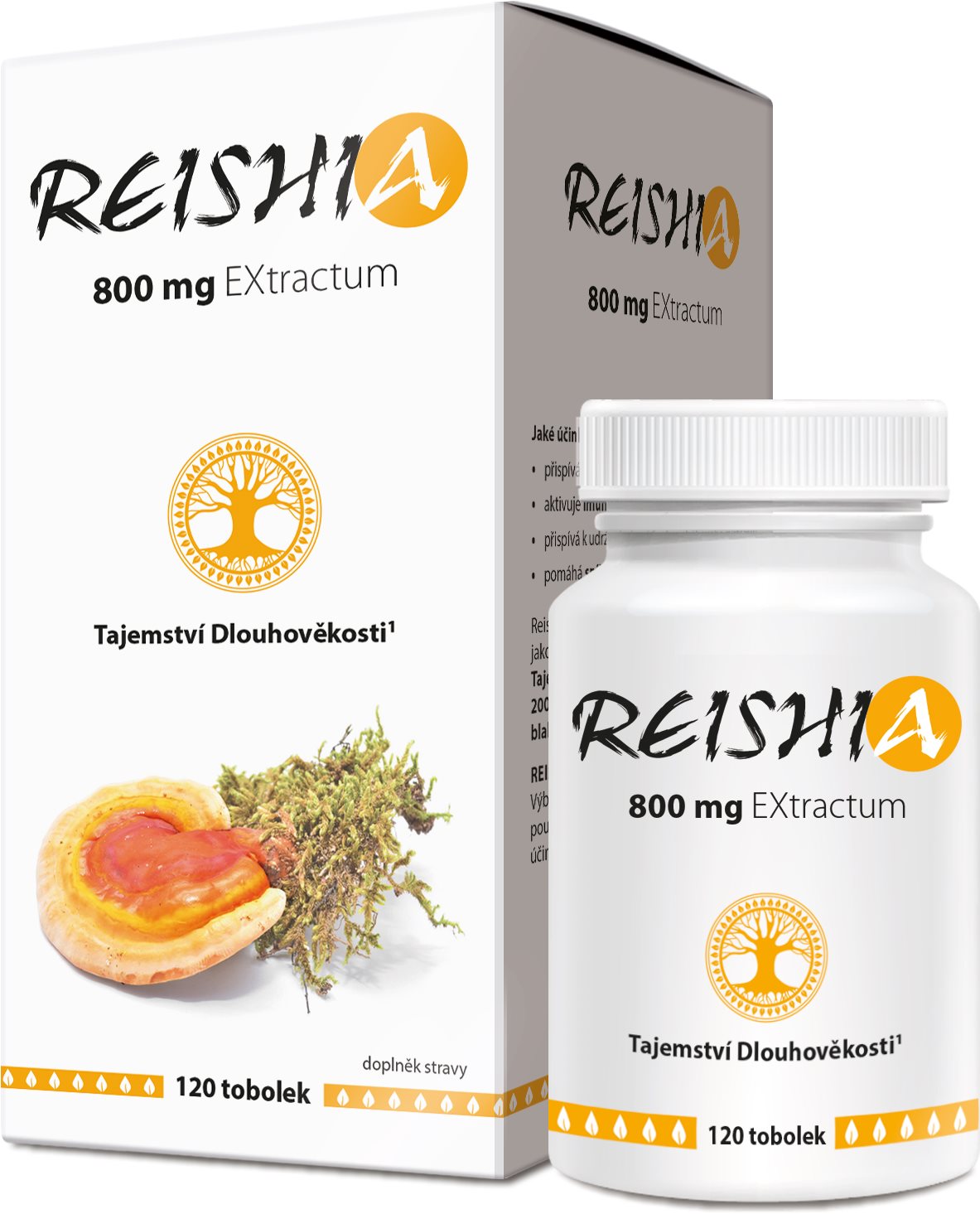 REISHIA 800 mg EXtractum 120 kapsúl