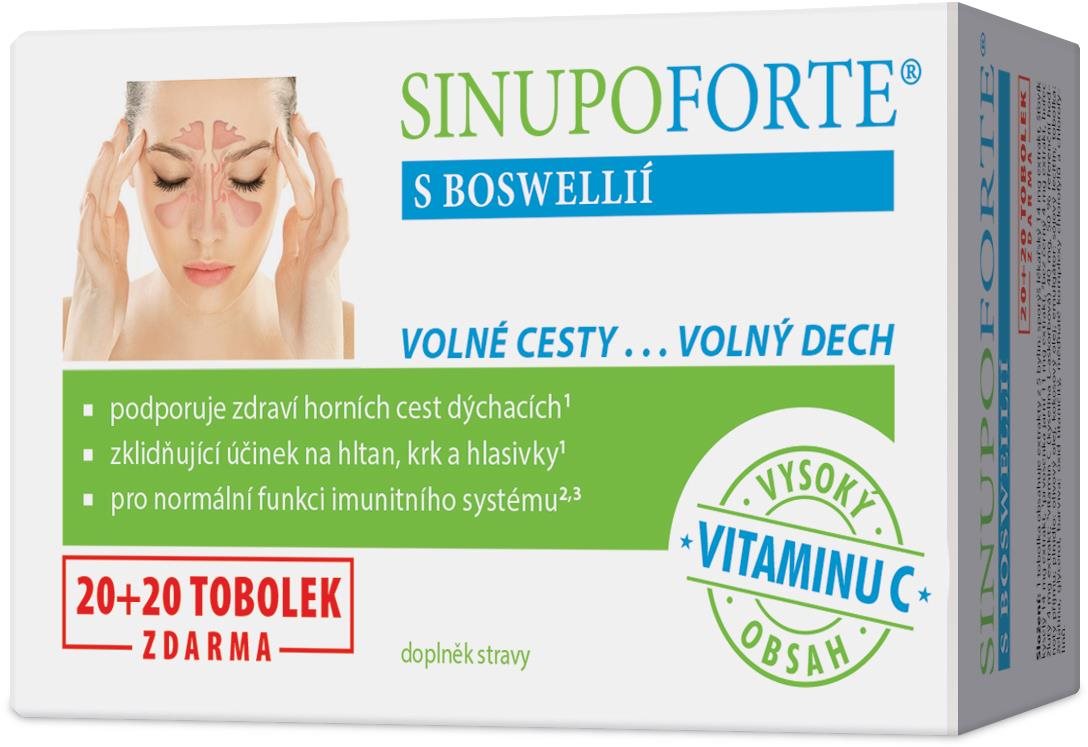 SINUPO Forte s Boswelliou 20 + 20 kapsúl