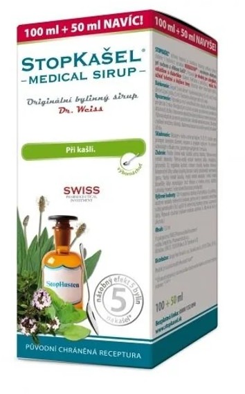 STOPKAŠEL Medical sirup Dr. Weiss 100 + 50 ml NAVÍC