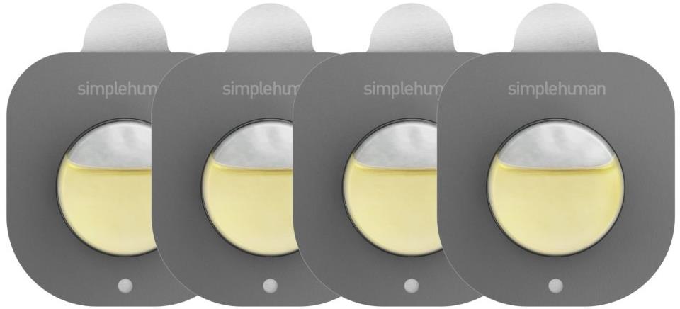Simplehuman pohlcovač pachov do odpadkového koša, 4× náhradné kapsuly