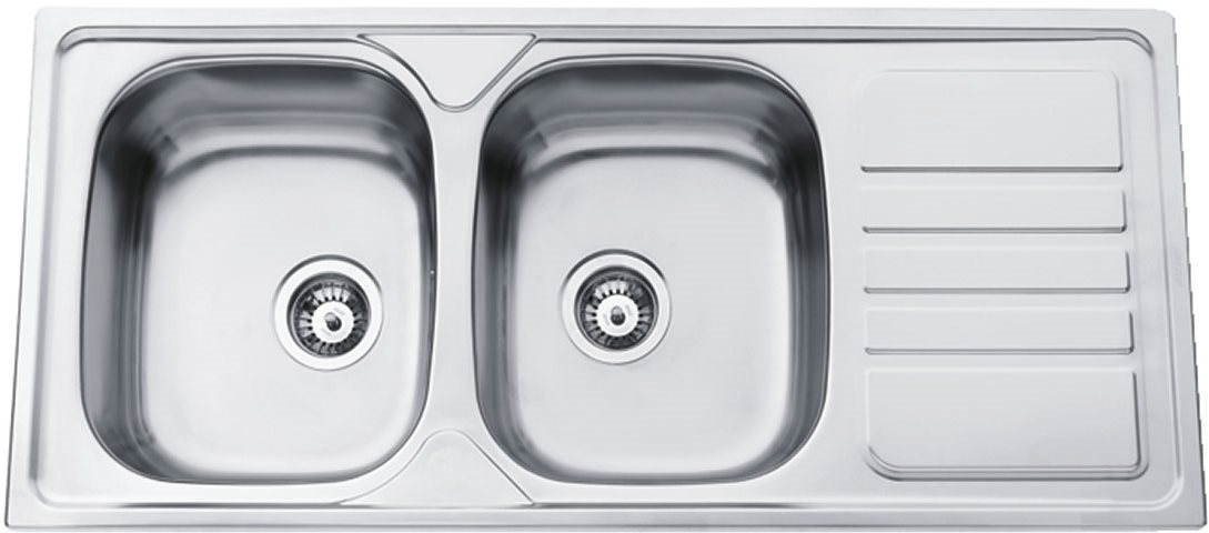 Sinks Okio 1160 DUO V 0,6 mm matný