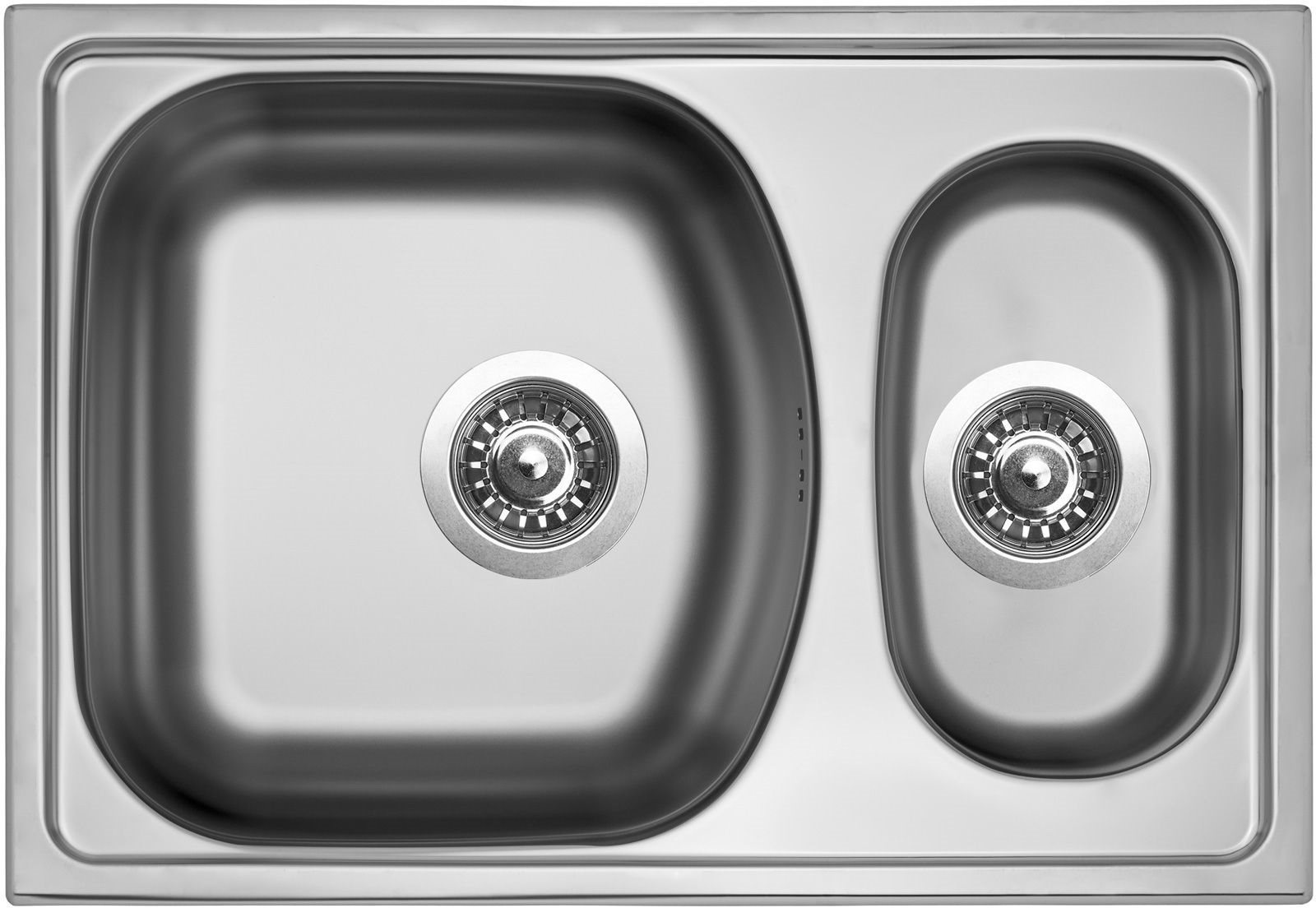 SINKS TWIN 620.1 V 0,6 mm matný