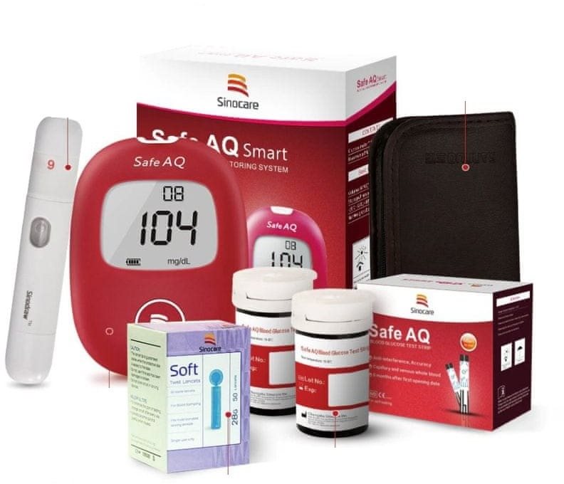 SINOCARE Glukomer Safe AQ Smart