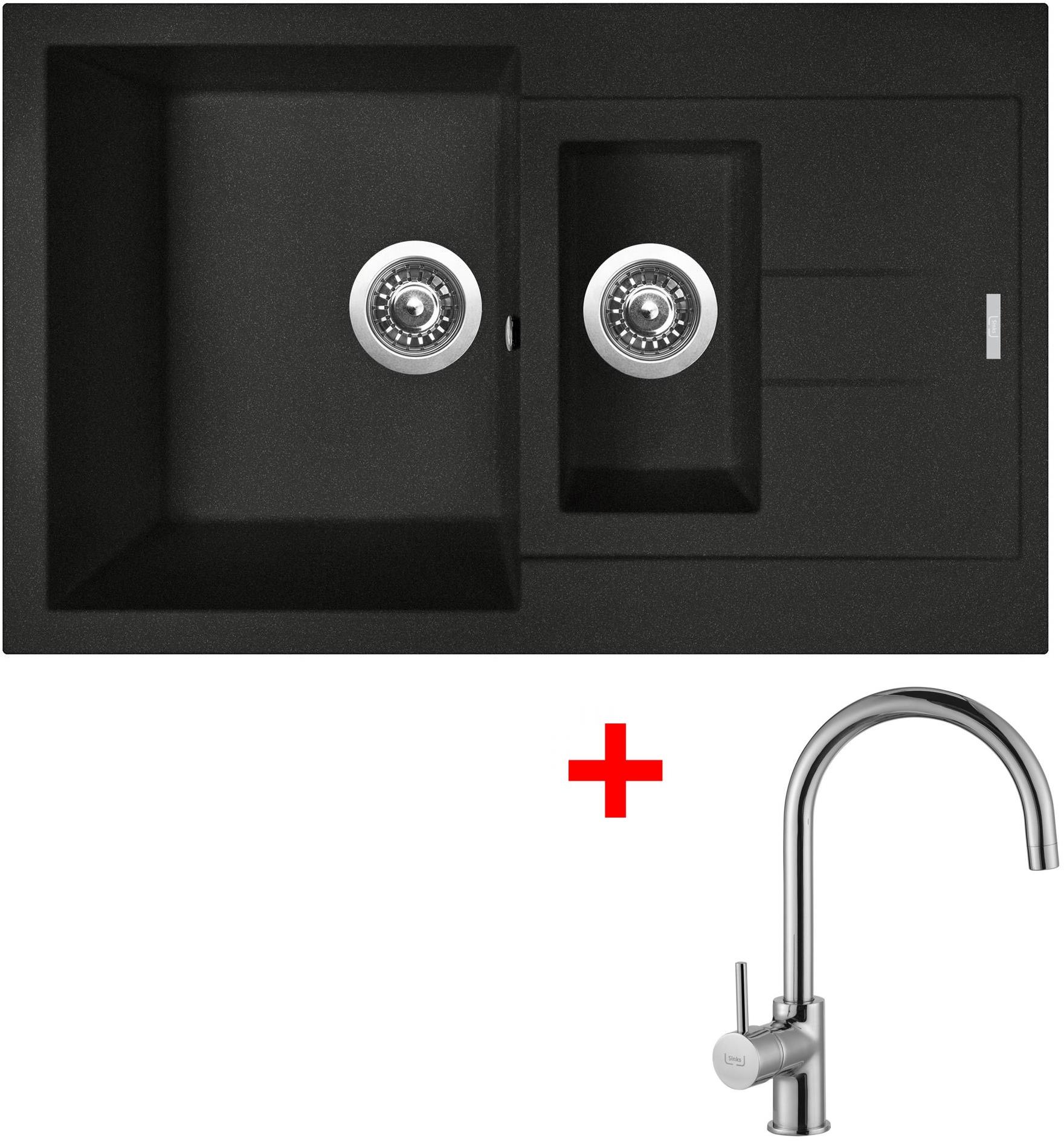 Sinks Amanda 780.1 Metalblack + Vitalia