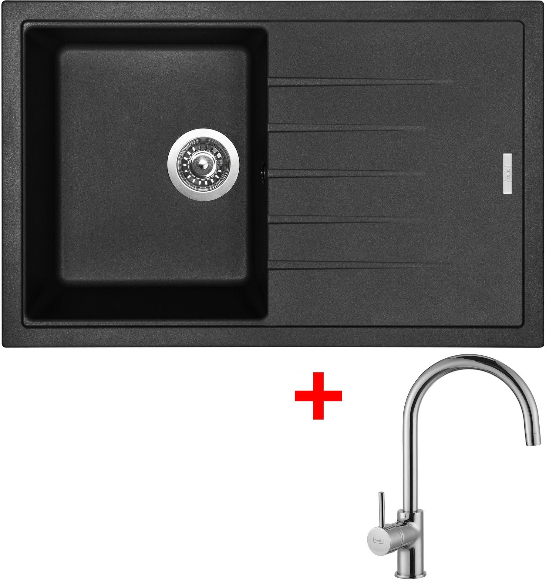 Sinks Best 780 Pureblack + Vitalia