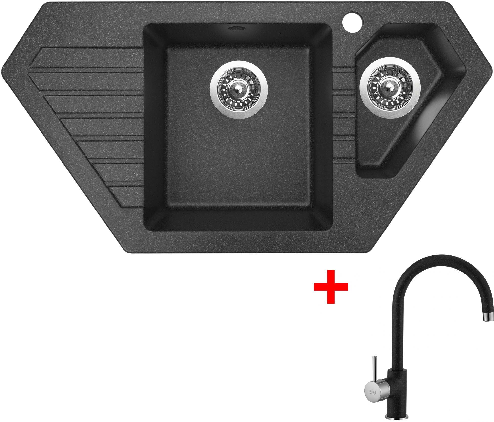 Sinks Bravo 850.1 Granblack + Vitalia GR