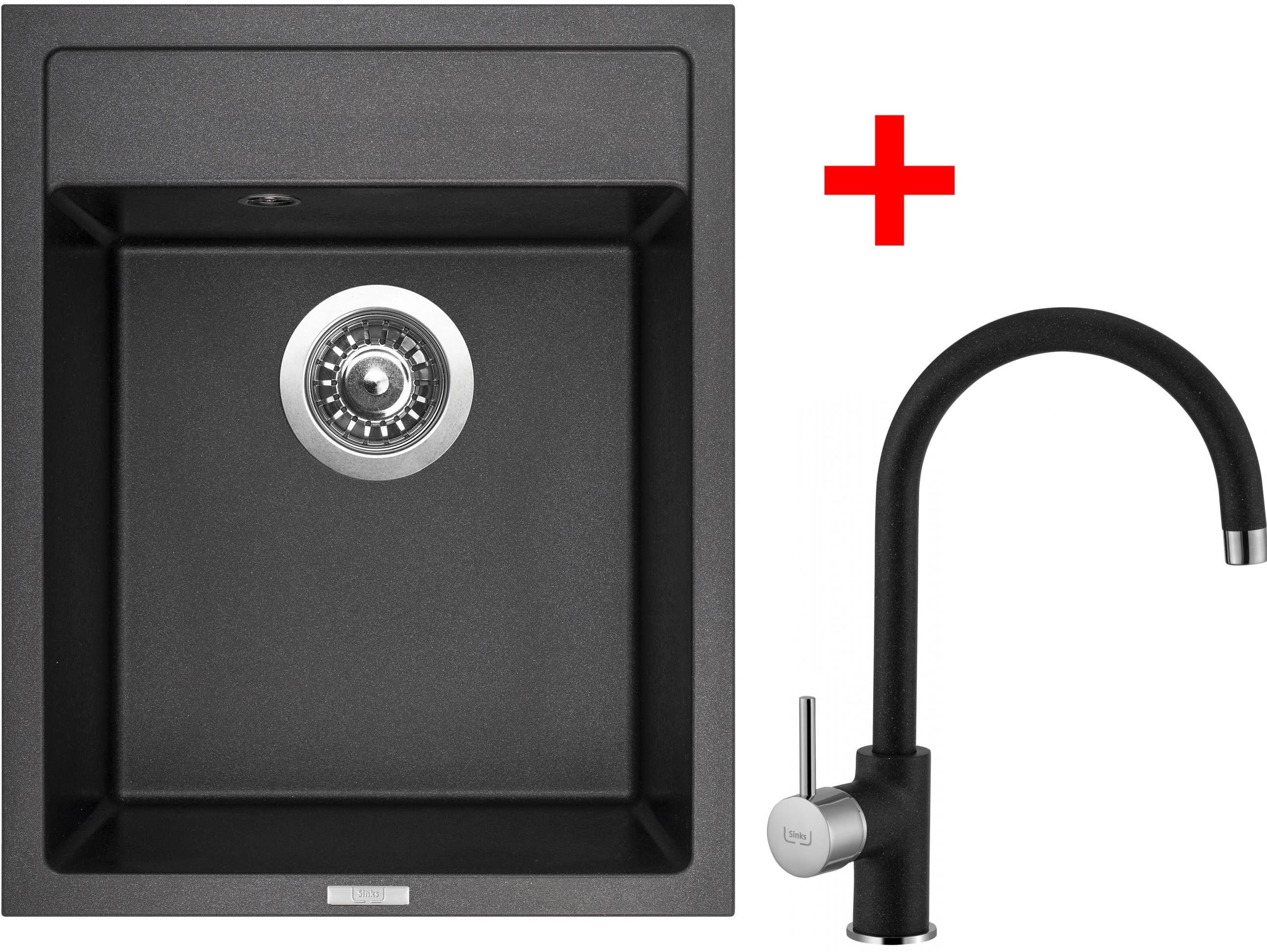 Sinks Classic 400 Metalblack + Vitalia GR