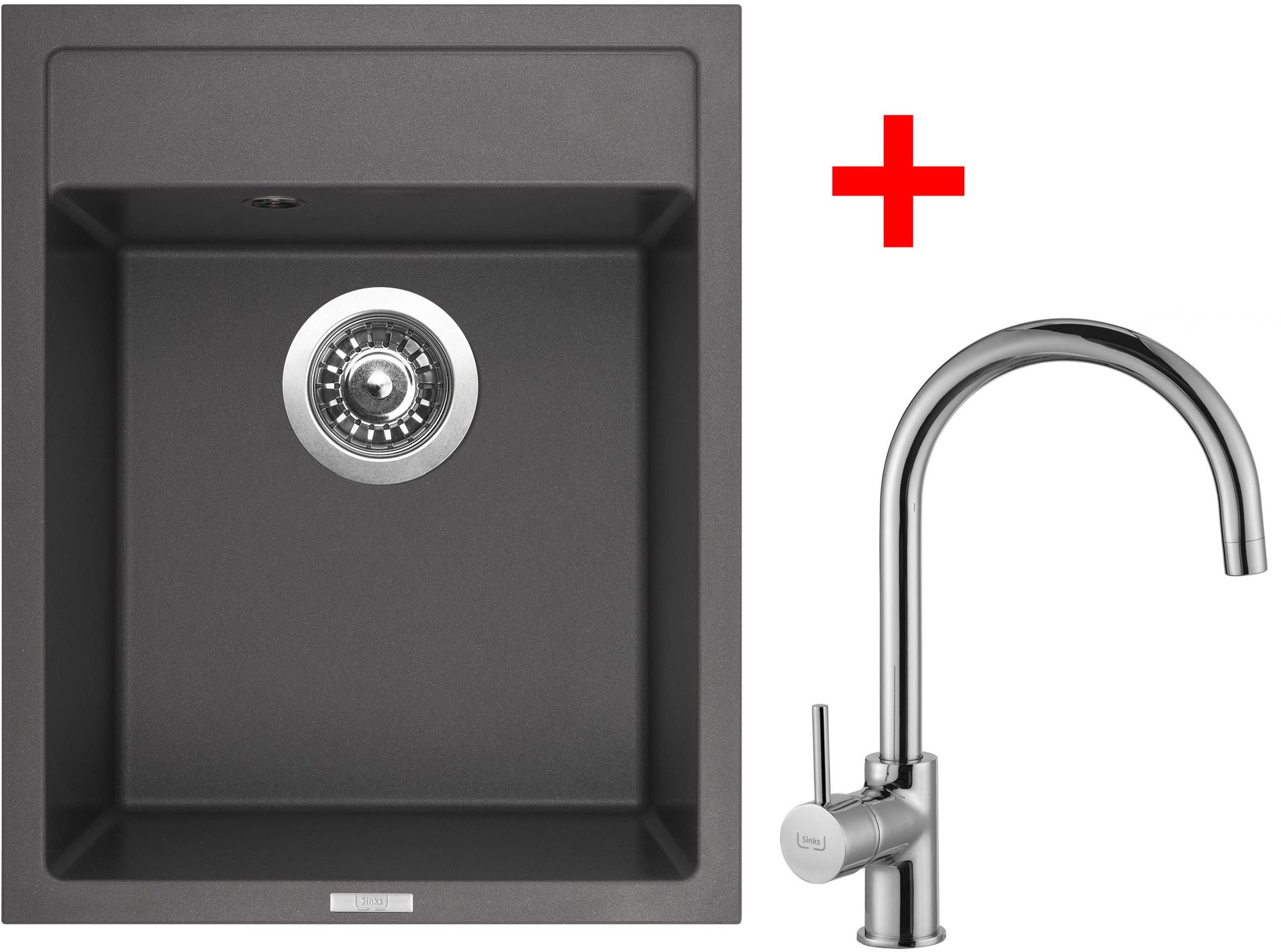 Sinks Classic 400 Titanium + Vitalia