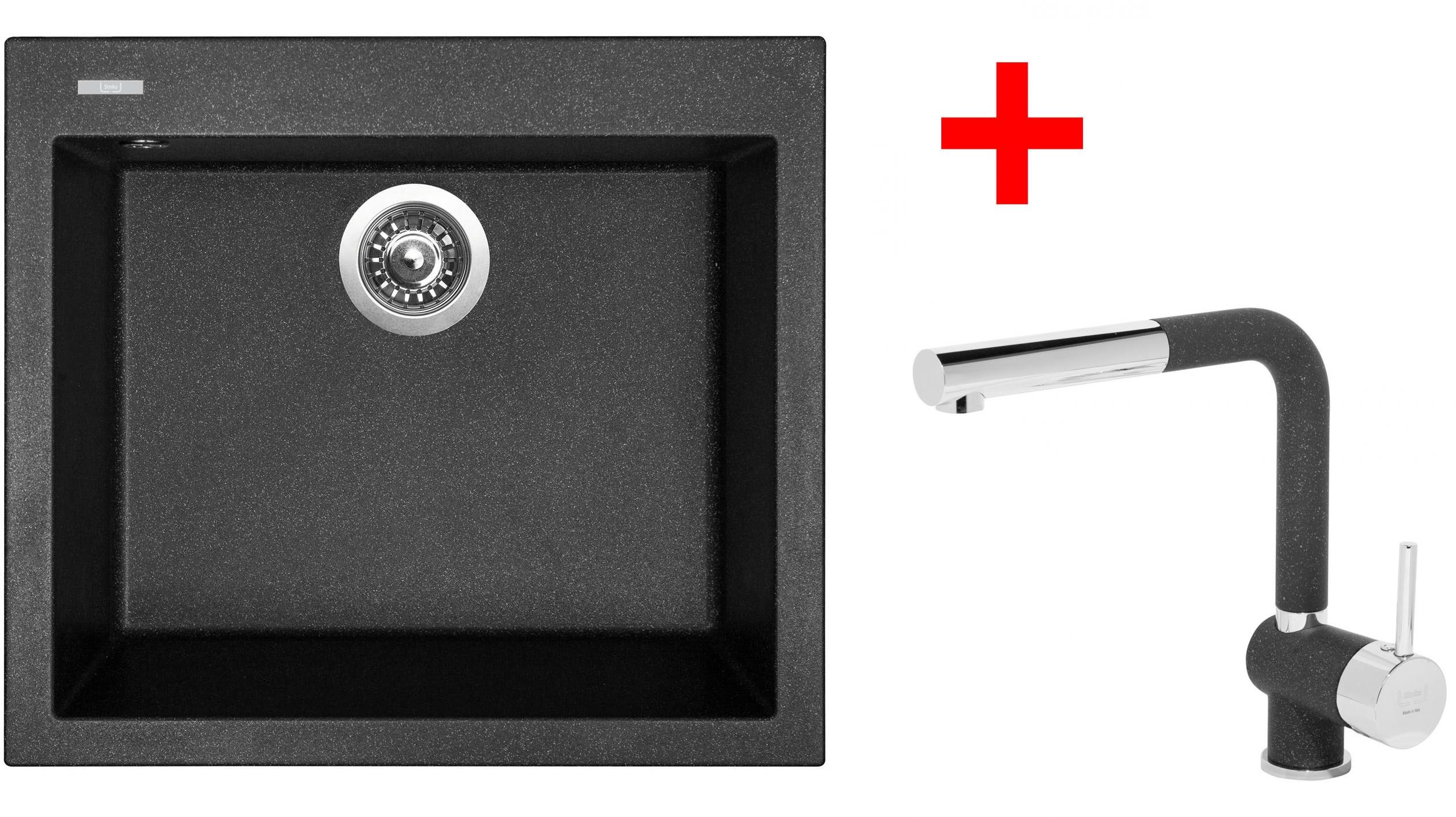 Sinks Cube 560 Granblack + Mix 3 P GR