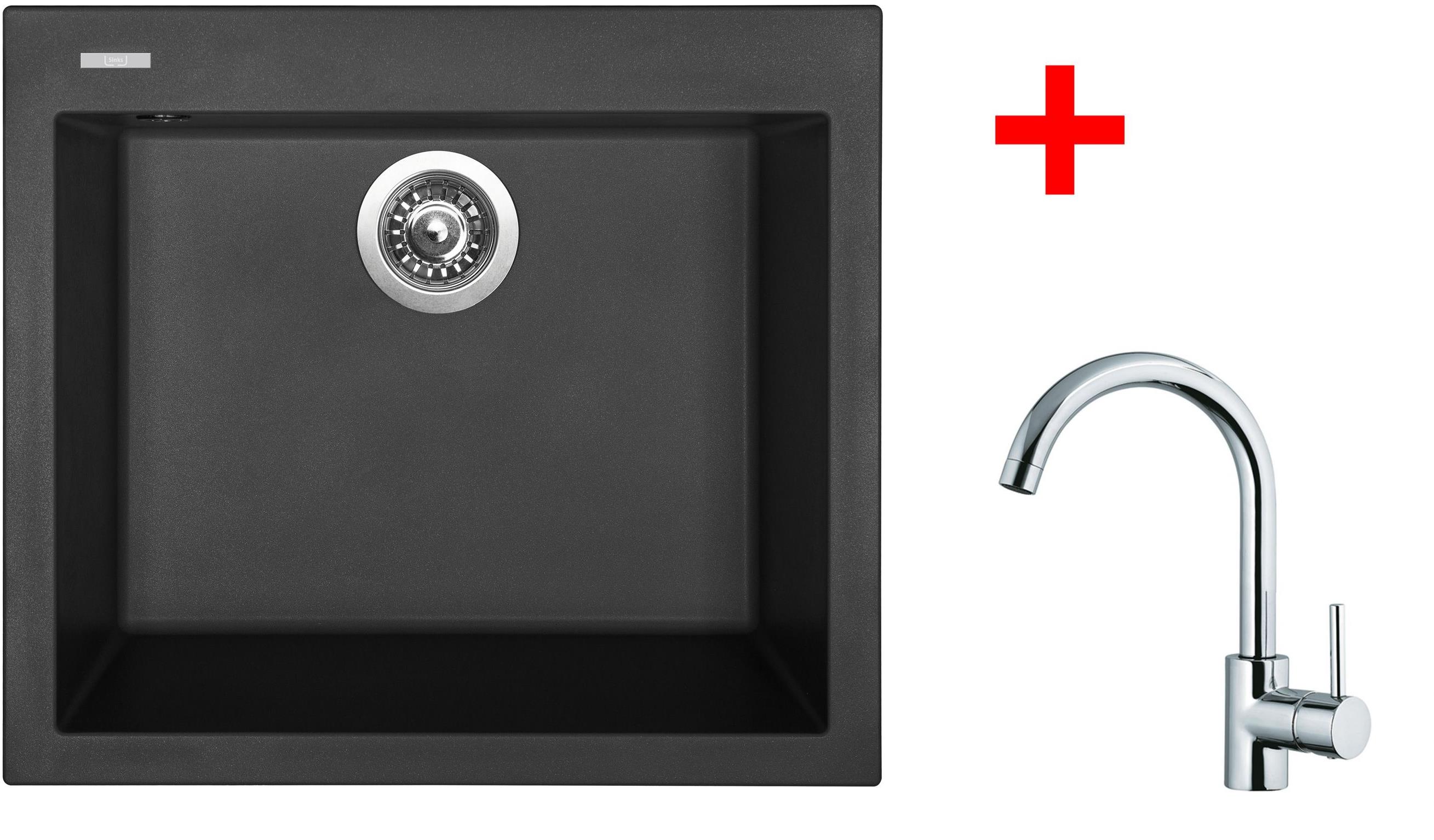 Sinks Cube 560 Nanoblack + Mix 35