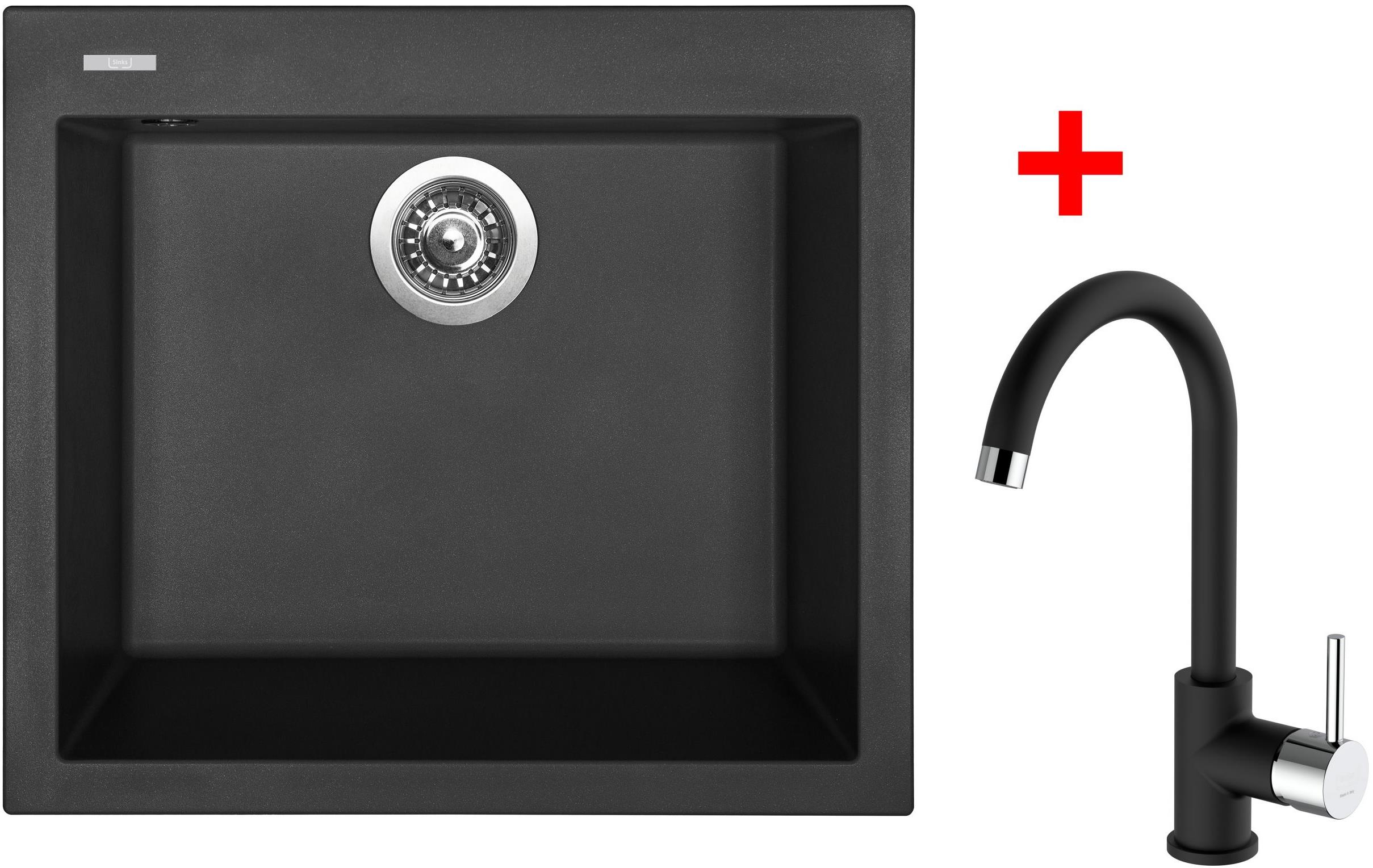 Sinks Cube 560 Nanoblack + Mix 35 Nanoblack