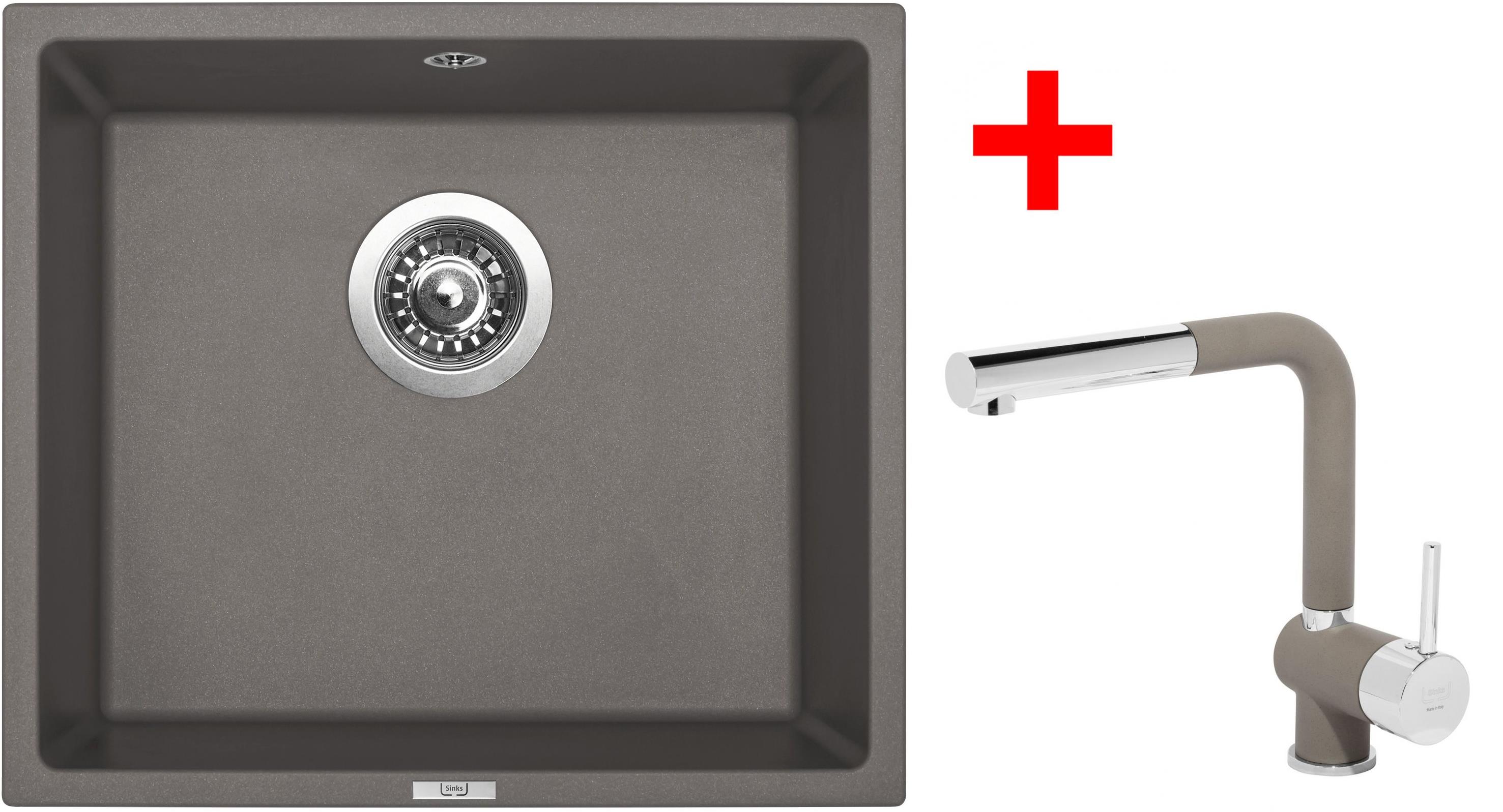 Sinks Frame 457 Truffle + Mix 3 P GR