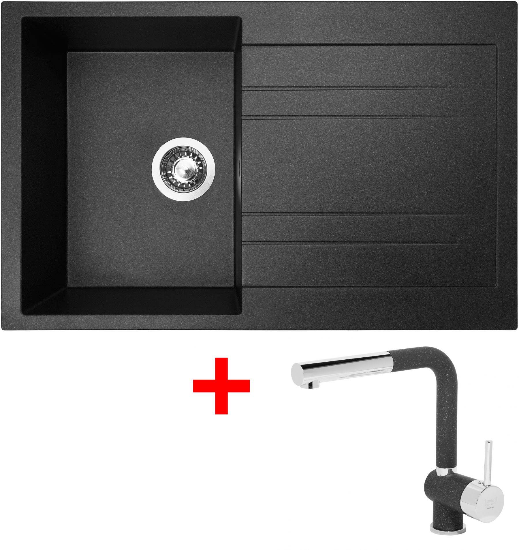 Sinks Grande 800 Granblack + Mix 3 P GR