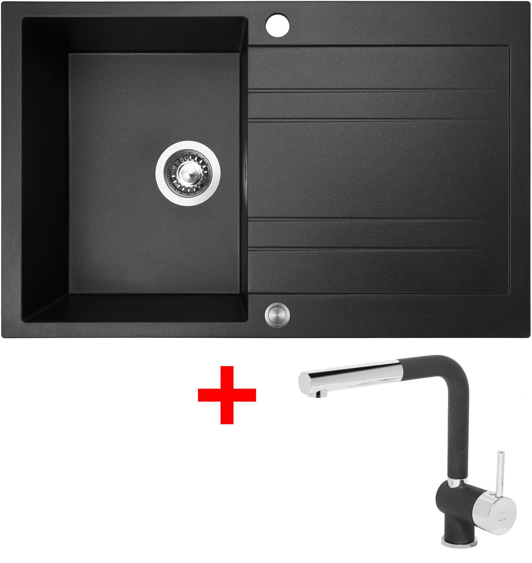 Sinks Grande 800 XC Metalblack + Mix 3 P GR