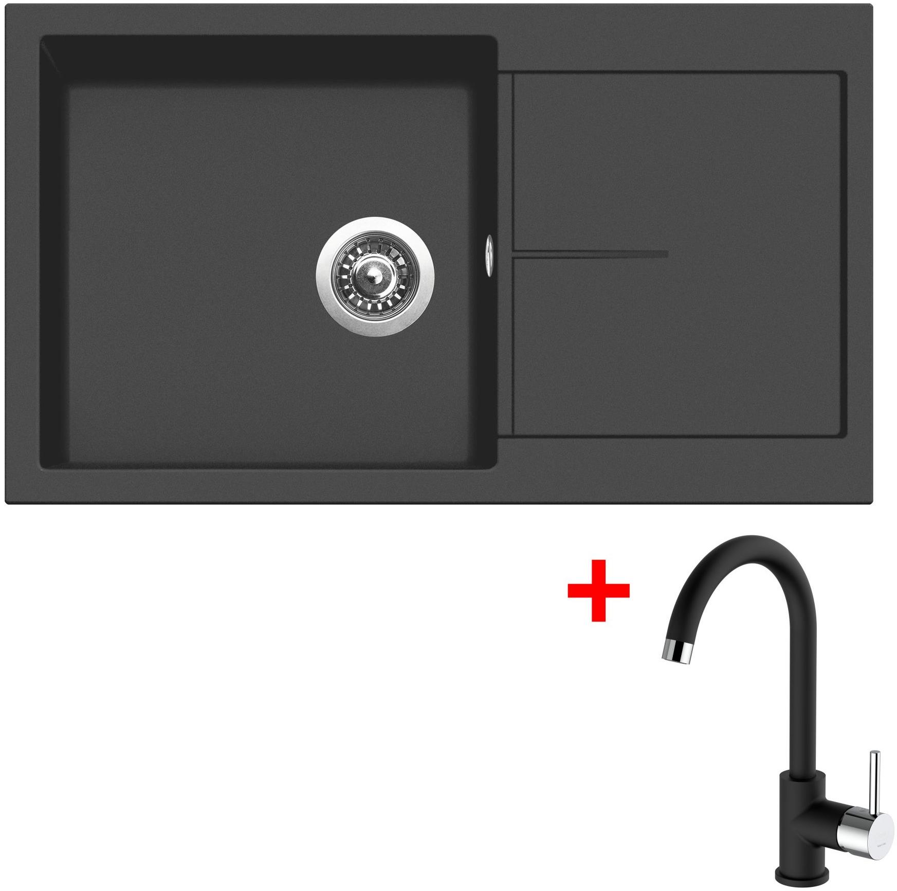 Sinks Infinity 860 Nanoblack + Mix 35 Nanoblack