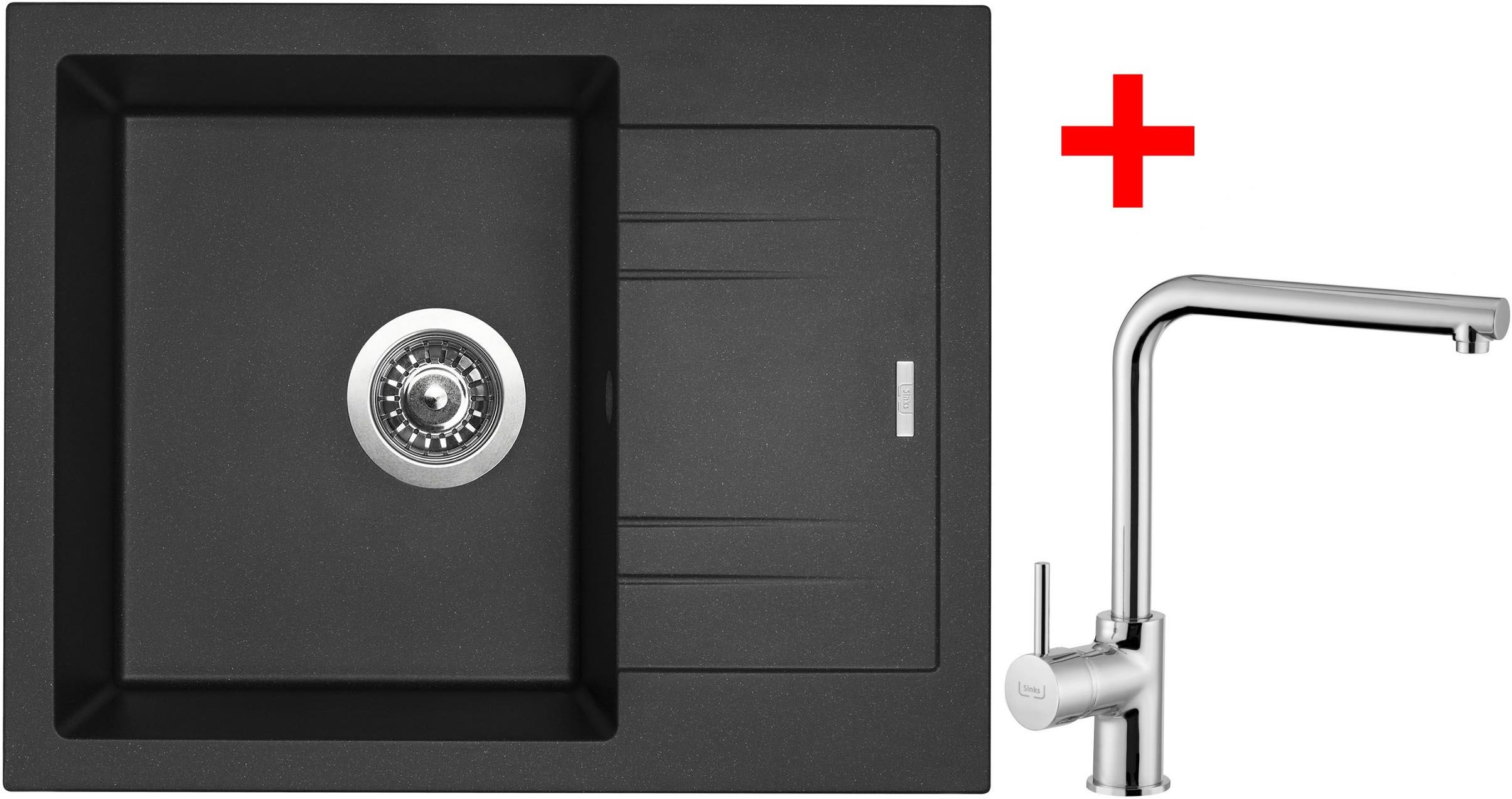 Sinks Linea 600 Metalblack + Elka