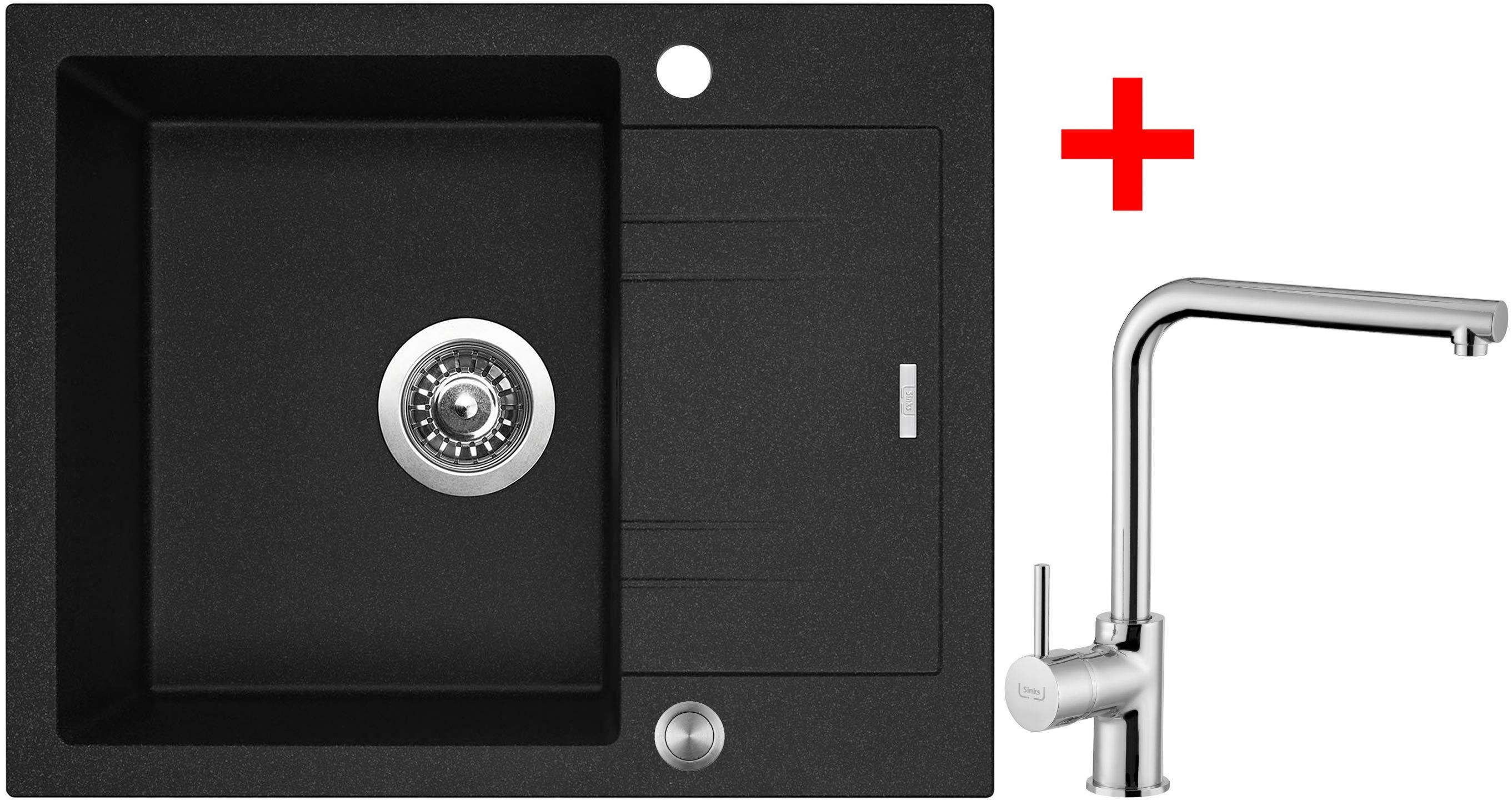 Sinks Linea 600 XC Granblack + Elka