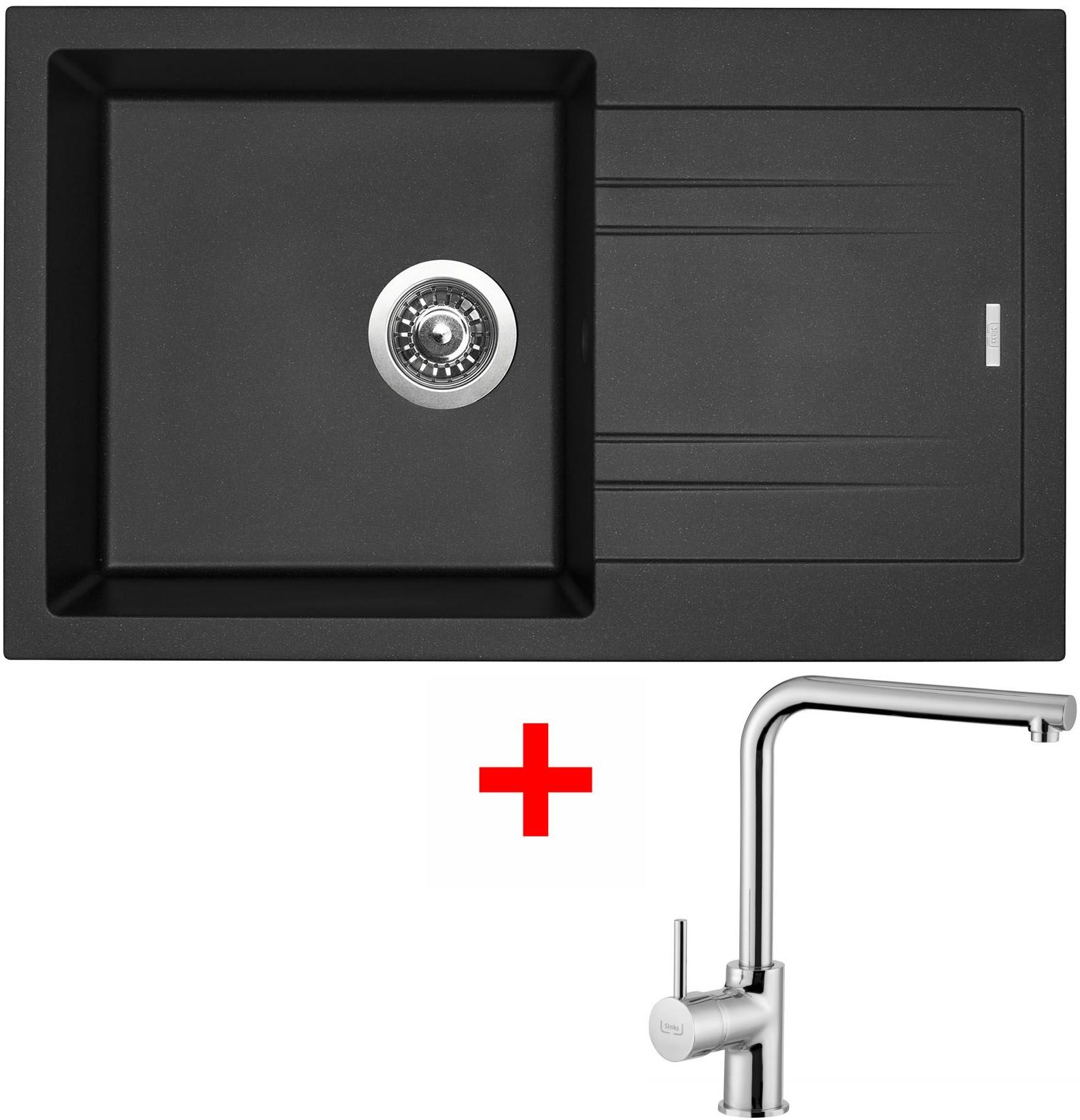Sinks Linea 780 Metalblack + Elka