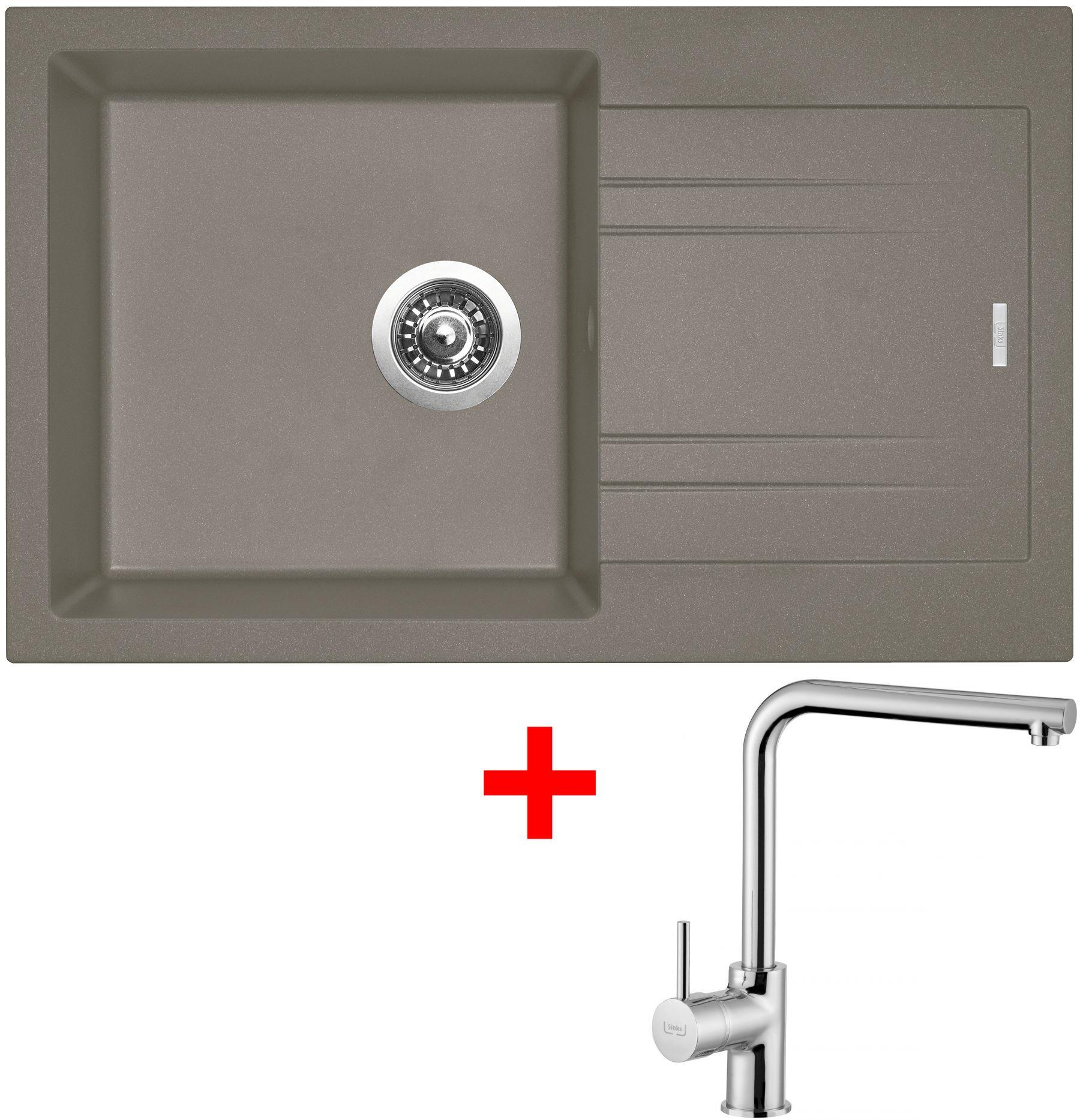 Sinks Linea 780 Truffle + Elka